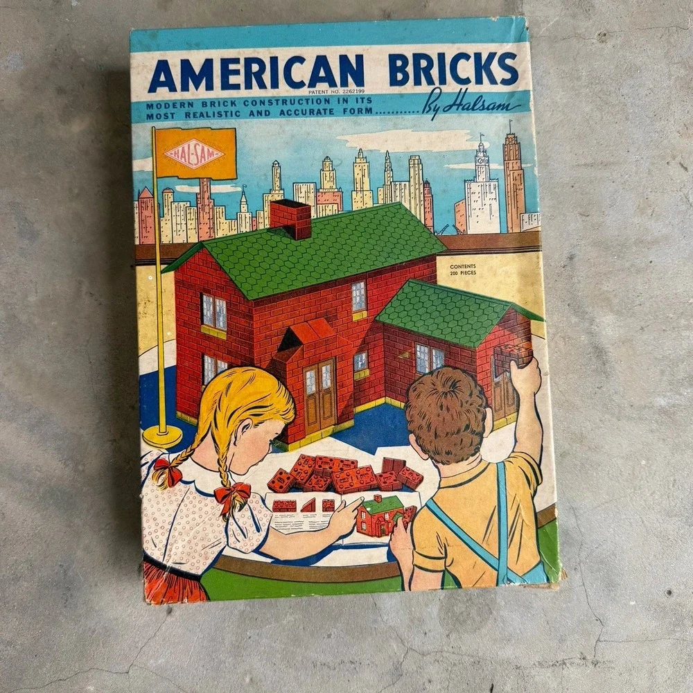 VINTAGE HALSAM AMERICAN BRICKS NO. 60/1 & 60/2 - Picture 6 of 15